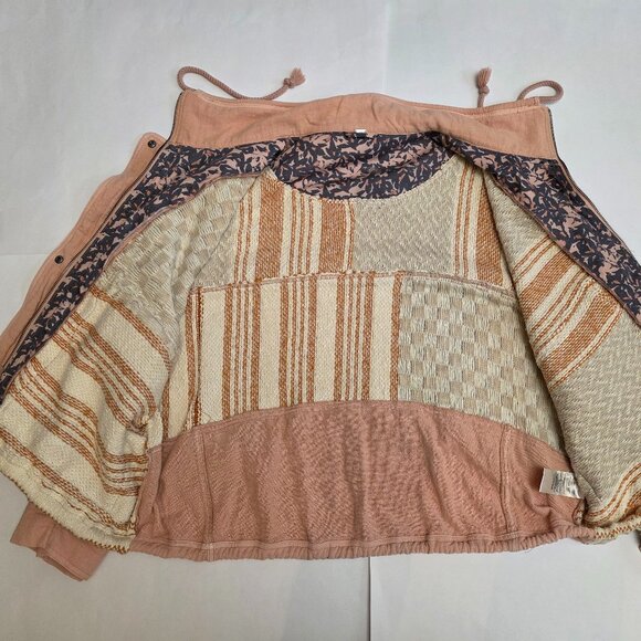 Free People Everything Nice Jacket in Sugar Rose Combo - Picture 11 of 16